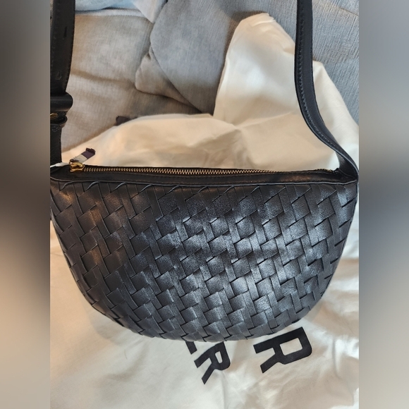 Walter Baker Blake Woven Geuine Leather Shoulder Bag Nwt - Picture 6 of 9